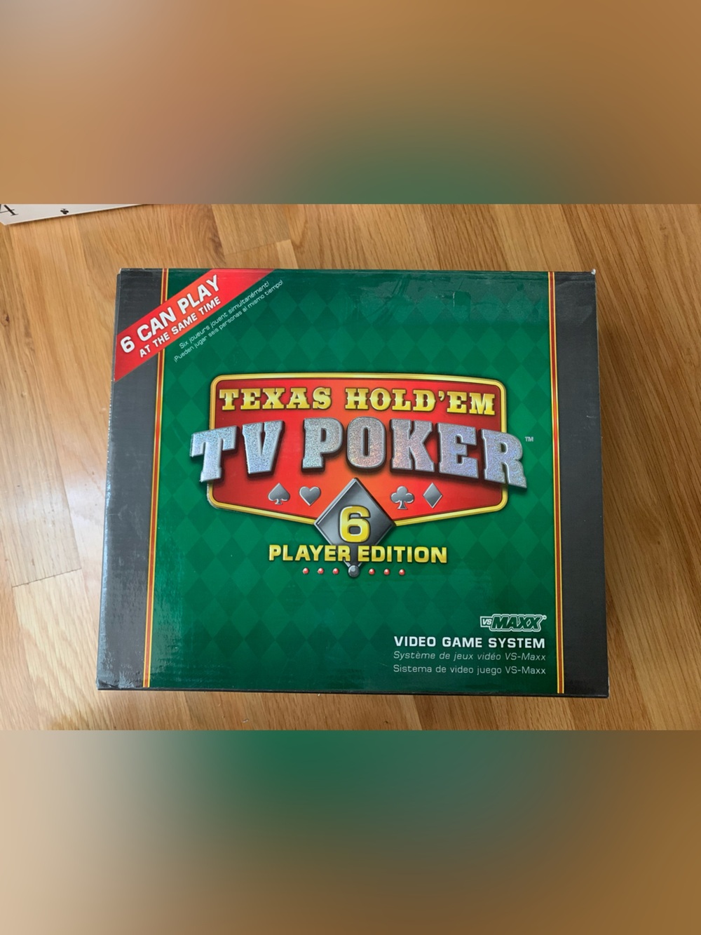 Texas Hold 'Em TV Poker 6-Player Edition Console Game - Green